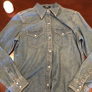 Chaps ladies denim shirt